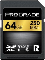 Фото - Карта памяти ProGrade Digital SDXC UHS-II V60 250R 128 ГБ